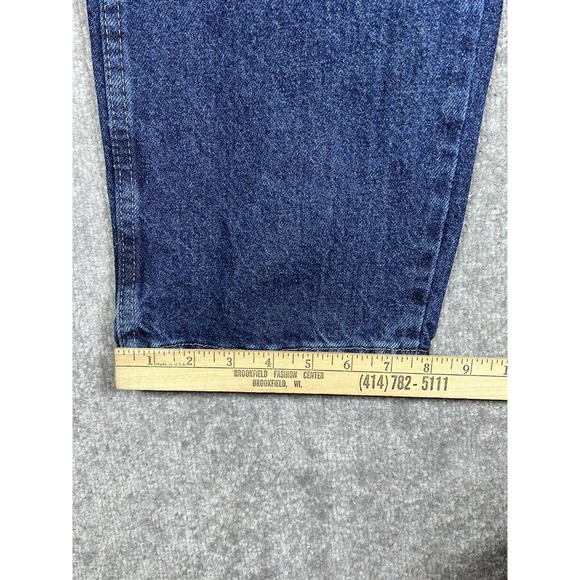 Wrangler Rugged Wear Straight Leg Jeans Mens Size 40x30 Dark Wash Blue‎ Denim - Picture 9 of 9
